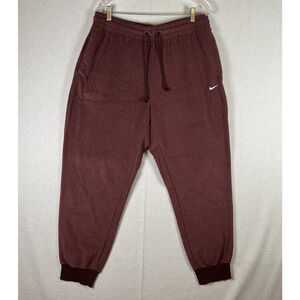 Nike Womens Size Large Phoenix Fleece Sweatpants Joggers High Rise Pull On EUC